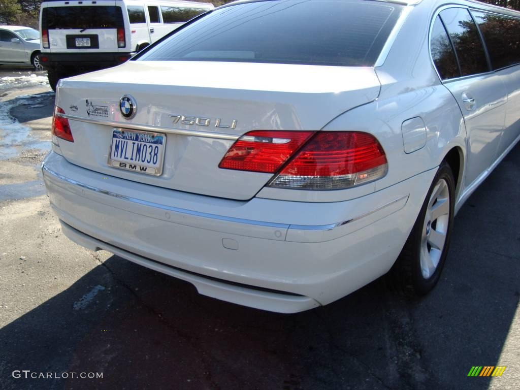 2006 7 Series 750Li Limousine - Alpine White / Black/Black photo #17