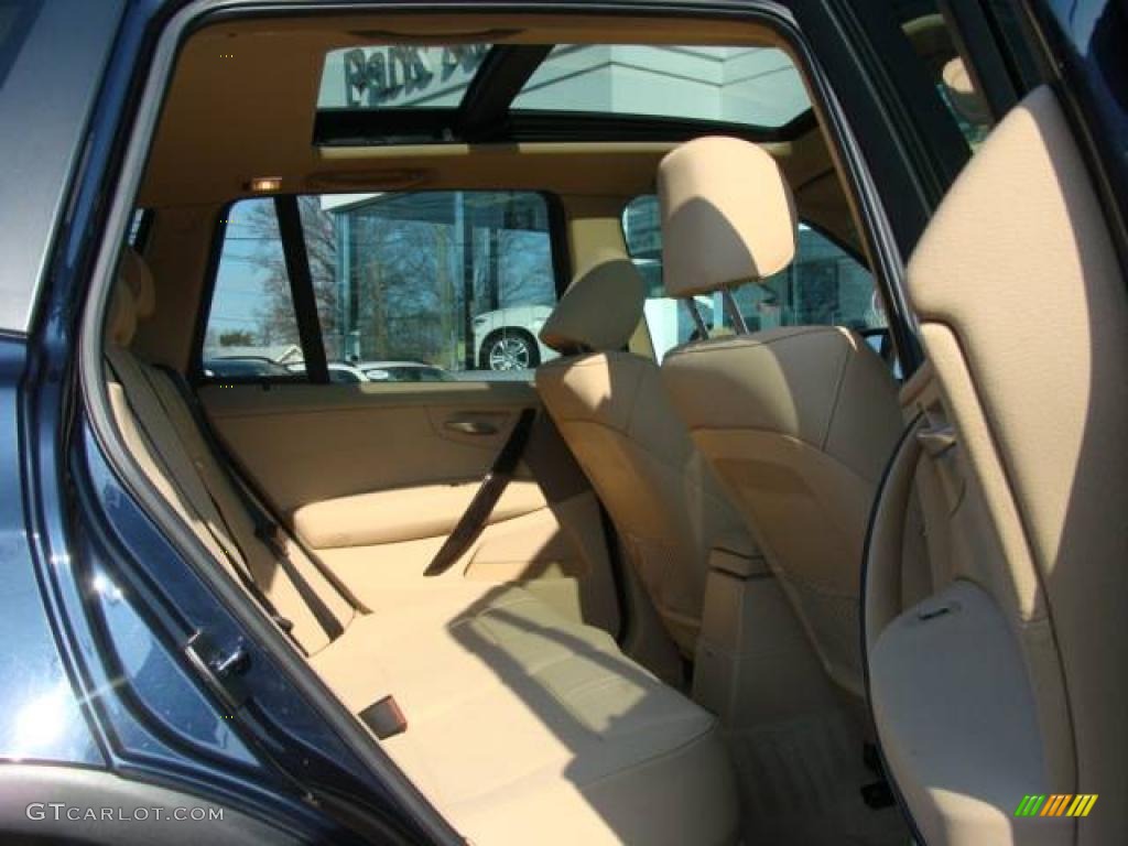 2007 X3 3.0si - Monaco Blue Metallic / Sand Beige photo #20