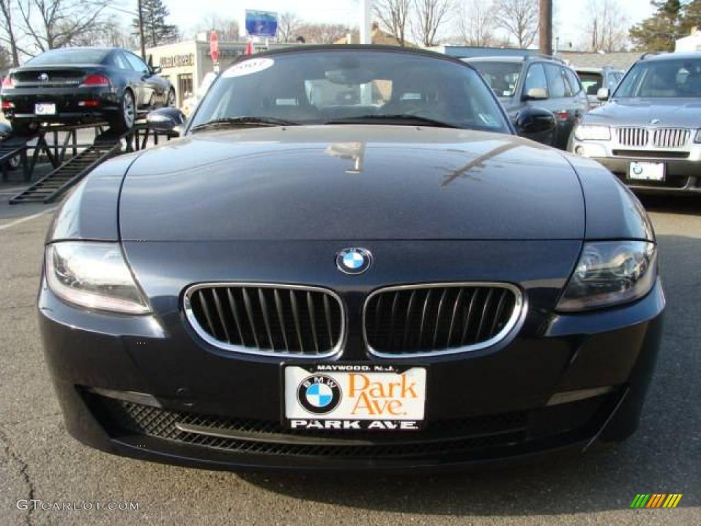 2007 Z4 3.0i Roadster - Monaco Blue Metallic / Beige photo #5