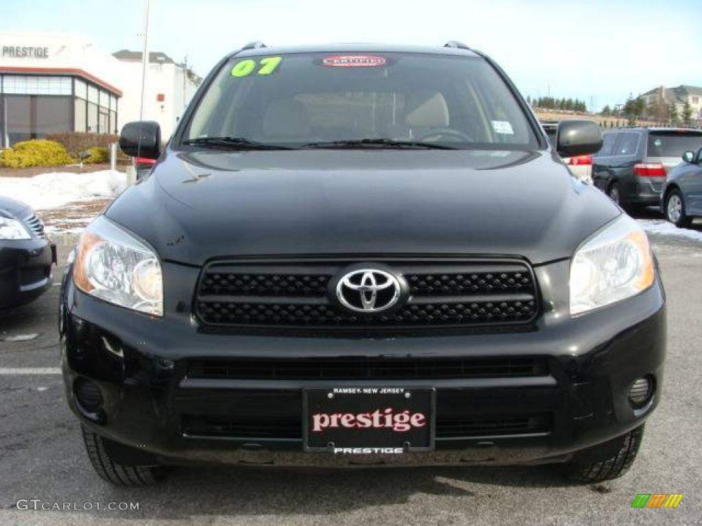 2007 RAV4 4WD - Black / Taupe photo #2