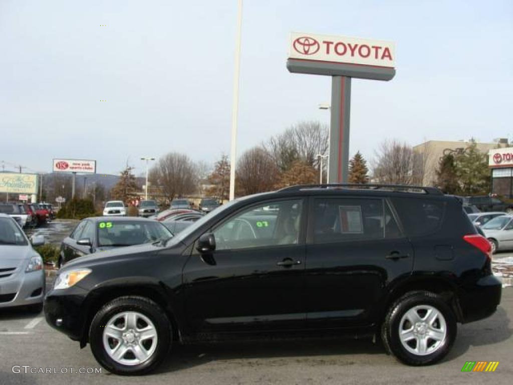2007 RAV4 4WD - Black / Taupe photo #3
