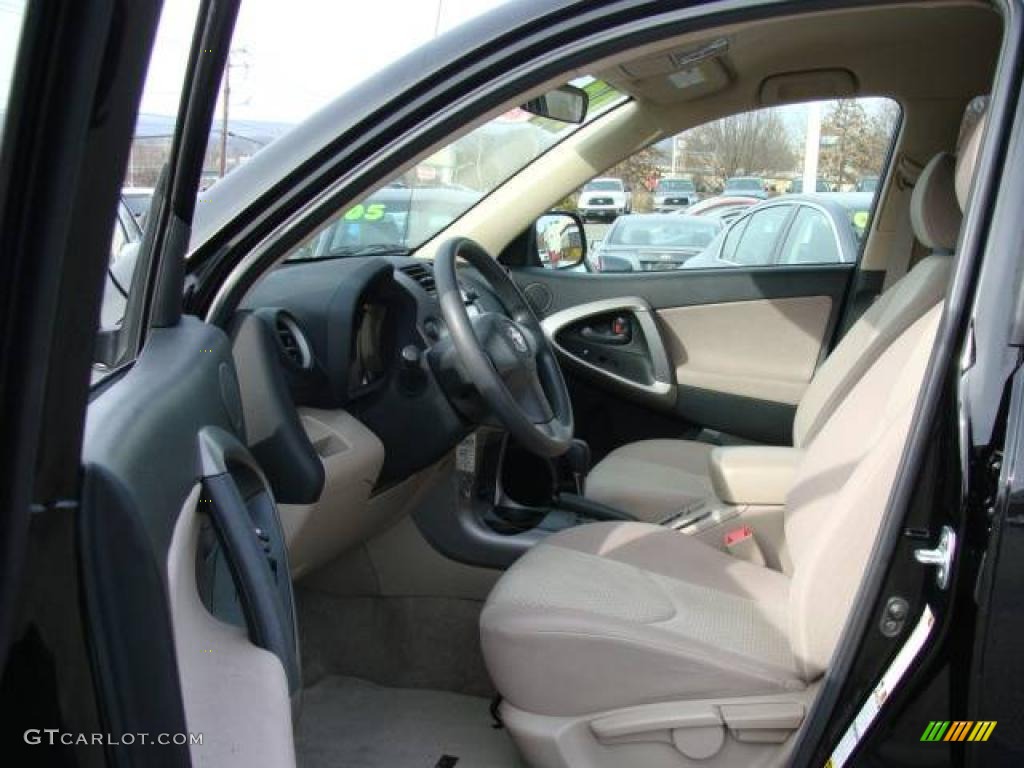2007 RAV4 4WD - Black / Taupe photo #7