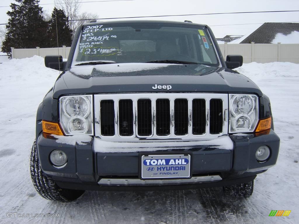 2007 Commander Limited 4x4 - Steel Blue Metallic / Medium Slate Gray photo #8