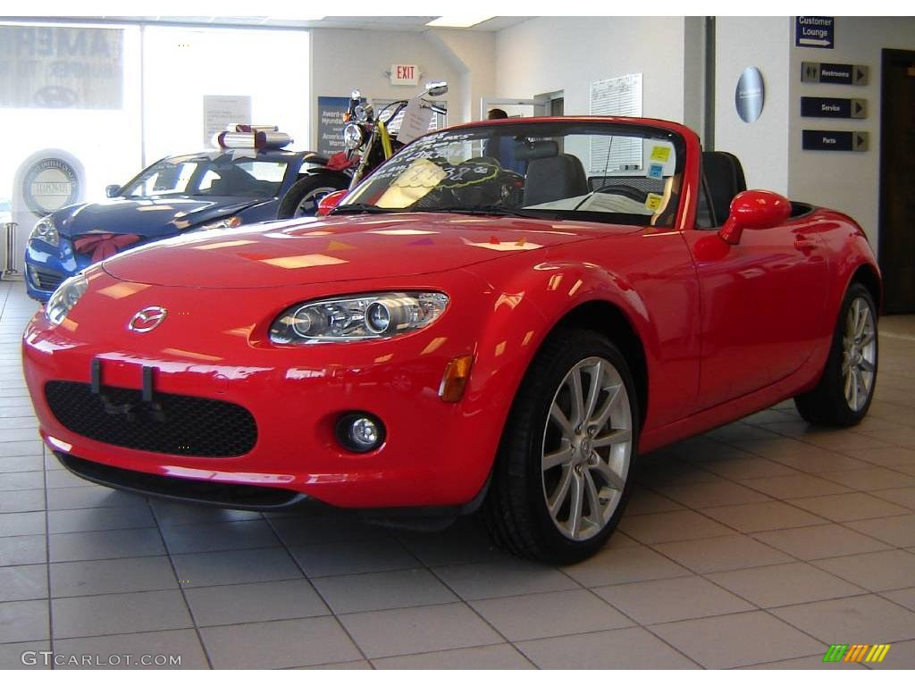 2008 MX-5 Miata Grand Touring Roadster - True Red / Black photo #1