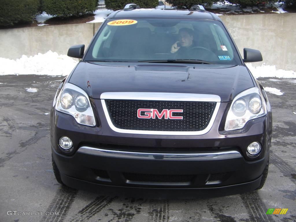 2009 Acadia SLE - Dark Crimson Metallic / Ebony photo #1