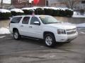 2008 Summit White Chevrolet Suburban 1500 LTZ 4x4  photo #8