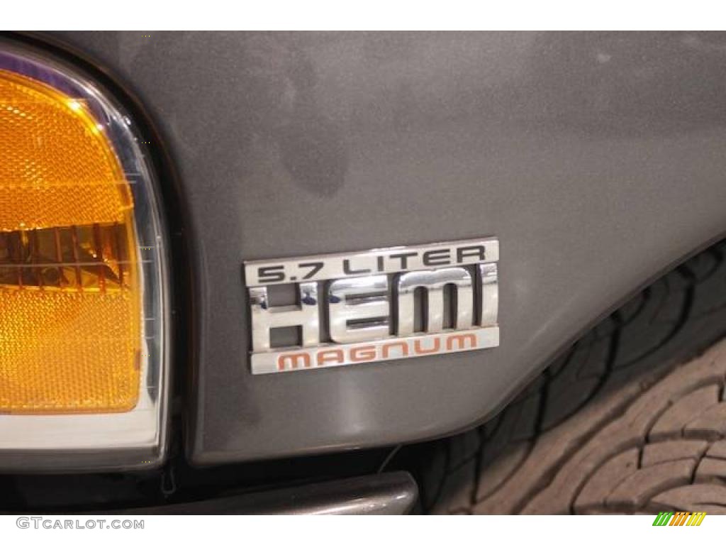 2004 Ram 1500 SLT Quad Cab - Graphite Metallic / Dark Slate Gray photo #30