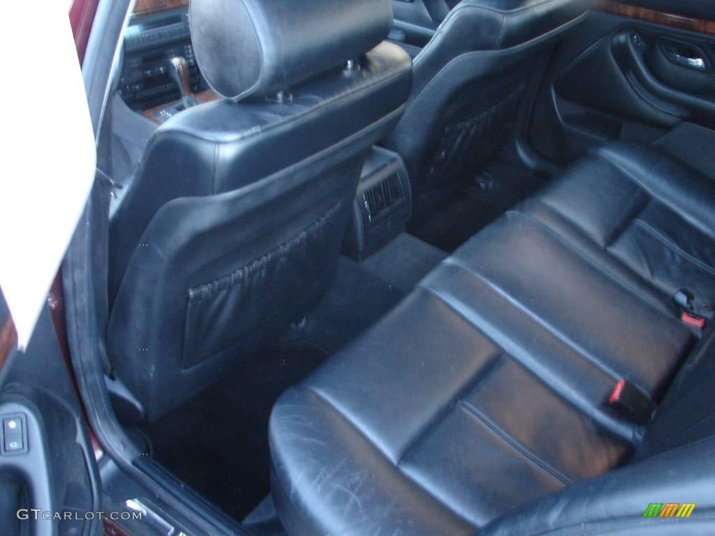 1997 5 Series 540i Sedan - Canyon Red Metallic / Black photo #7