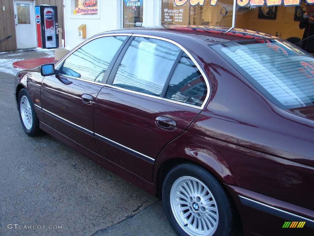 1997 5 Series 540i Sedan - Canyon Red Metallic / Black photo #11