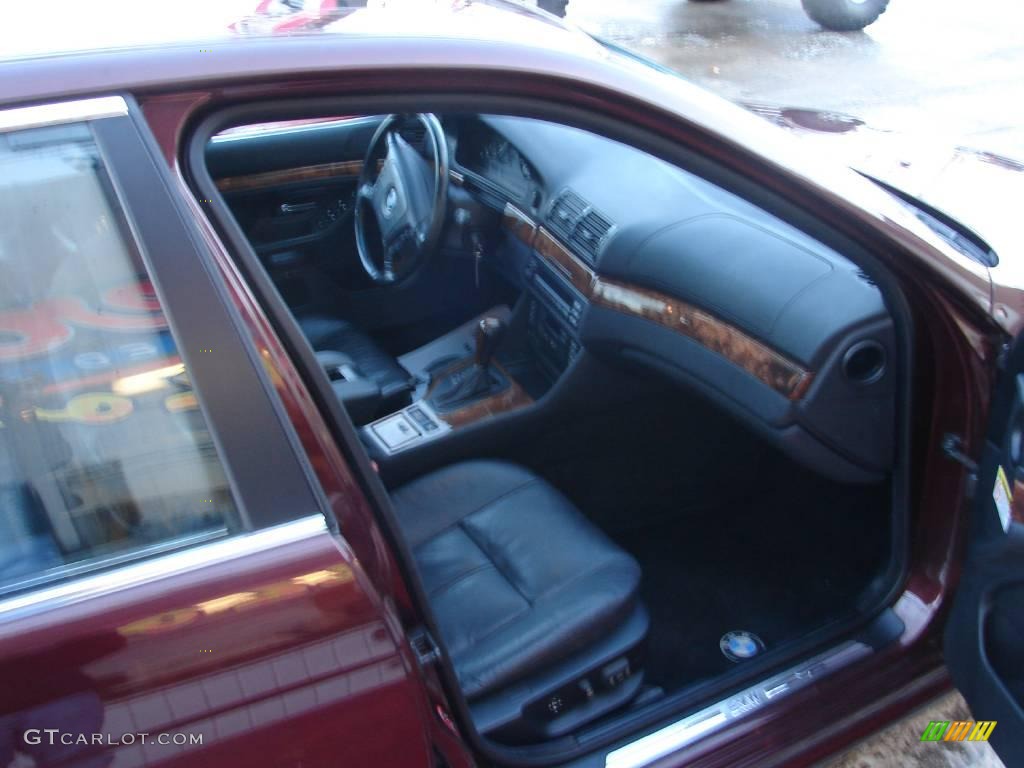 1997 5 Series 540i Sedan - Canyon Red Metallic / Black photo #13