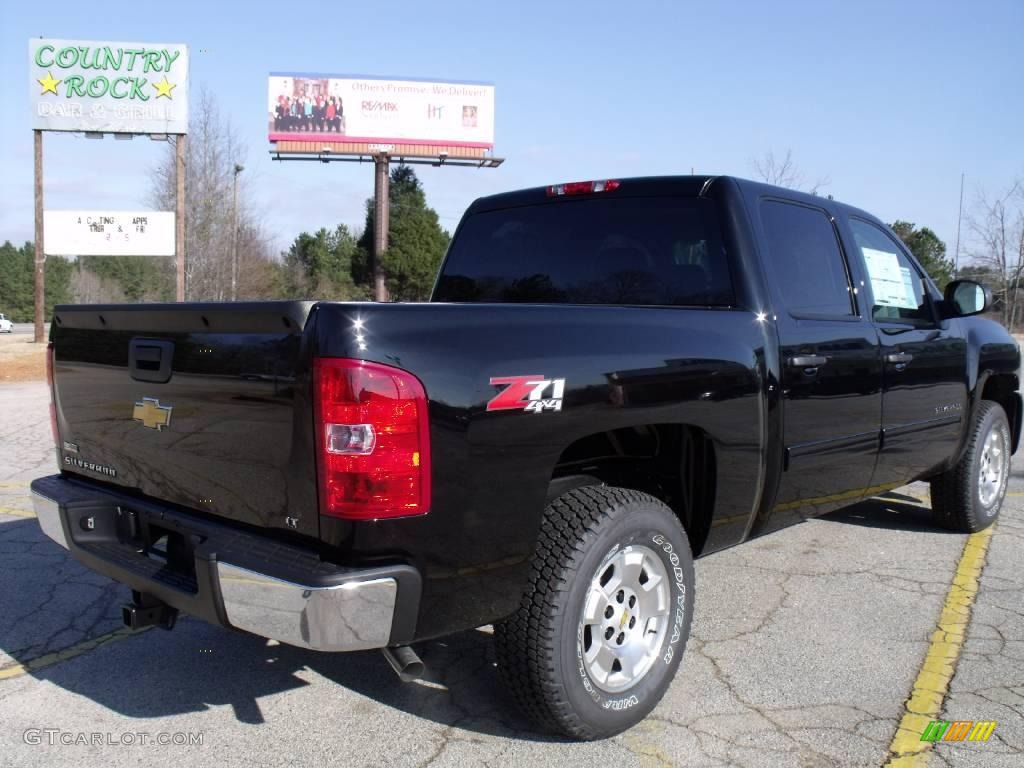 2010 Silverado 1500 LT Crew Cab 4x4 - Black / Ebony photo #5