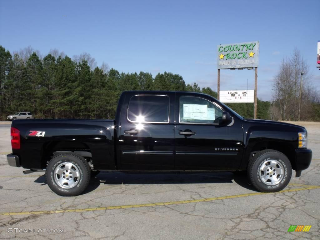 2010 Silverado 1500 LT Crew Cab 4x4 - Black / Ebony photo #6