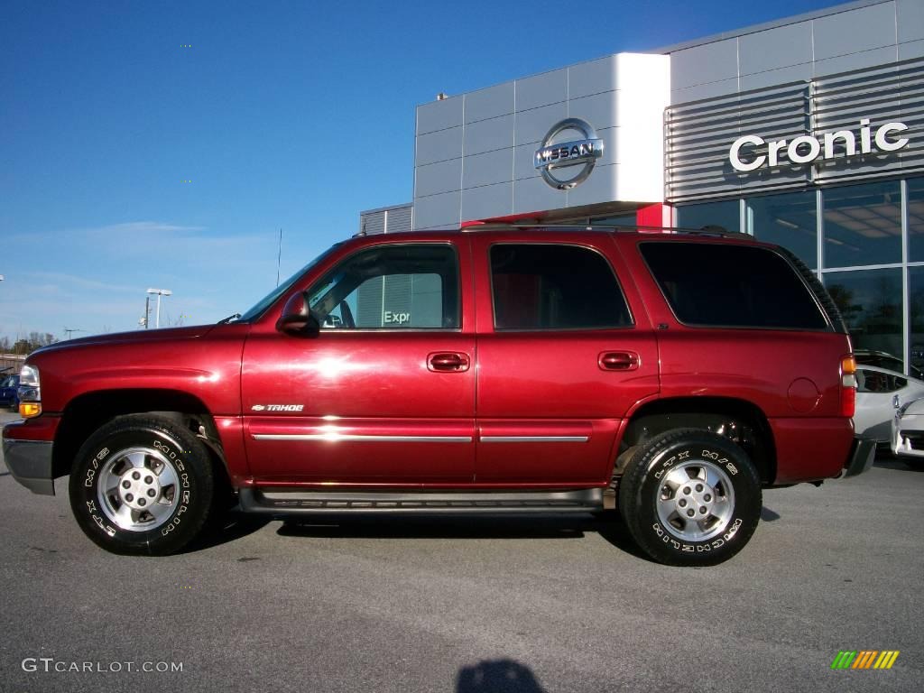 2003 Tahoe LT - Redfire Metallic / Tan/Neutral photo #2