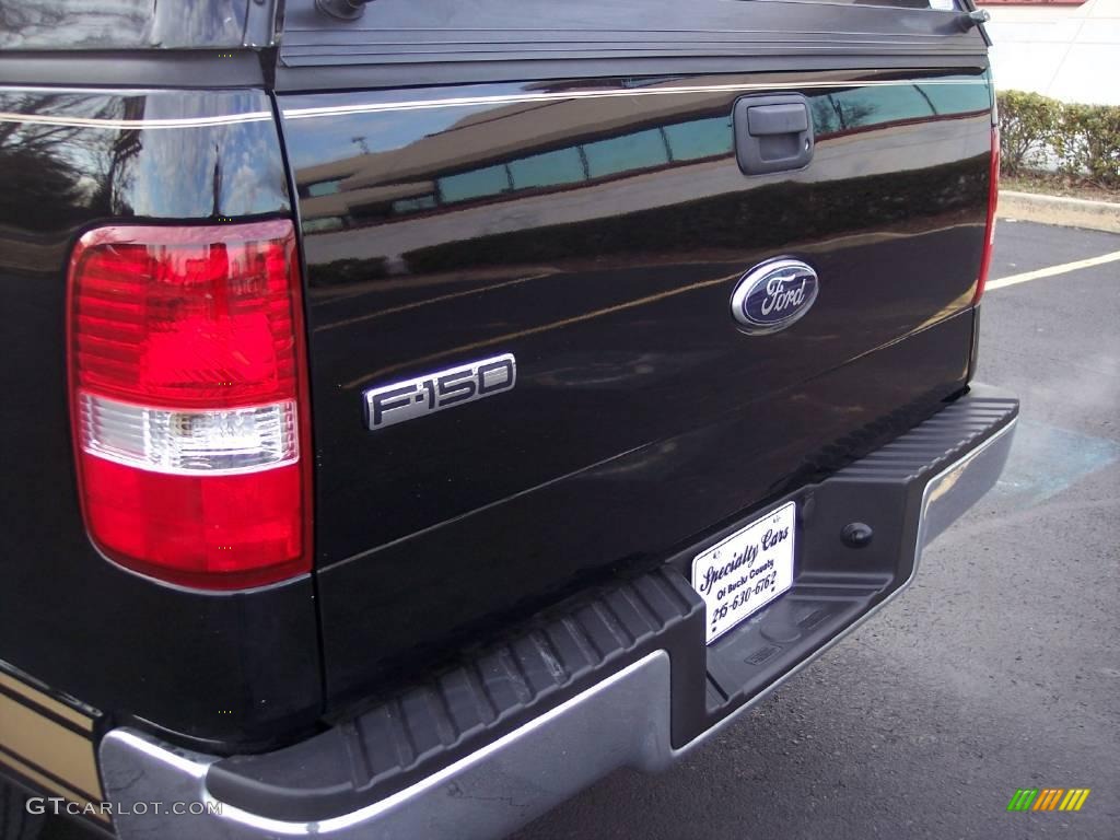 2006 F150 XLT SuperCrew - Black / Tan photo #8