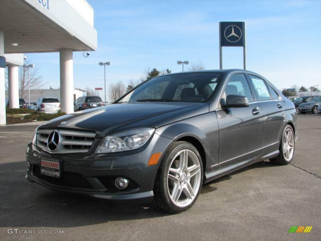 2010 C 300 Sport - Steel Grey Metallic / Black photo #1