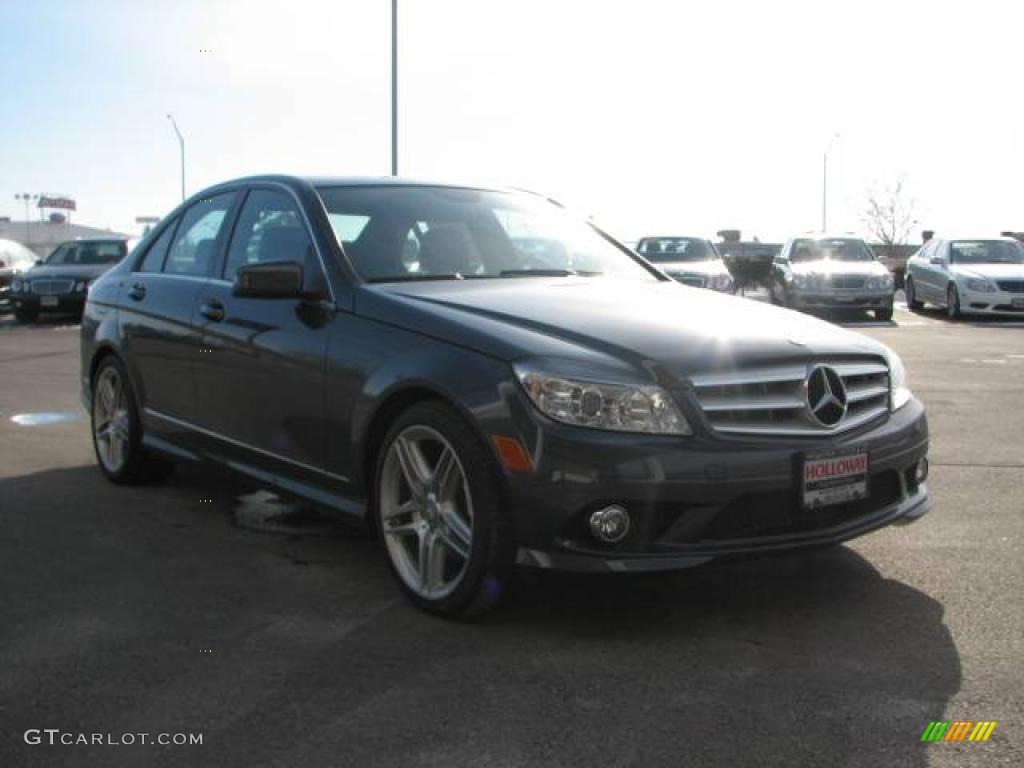 2010 C 300 Sport - Steel Grey Metallic / Black photo #2