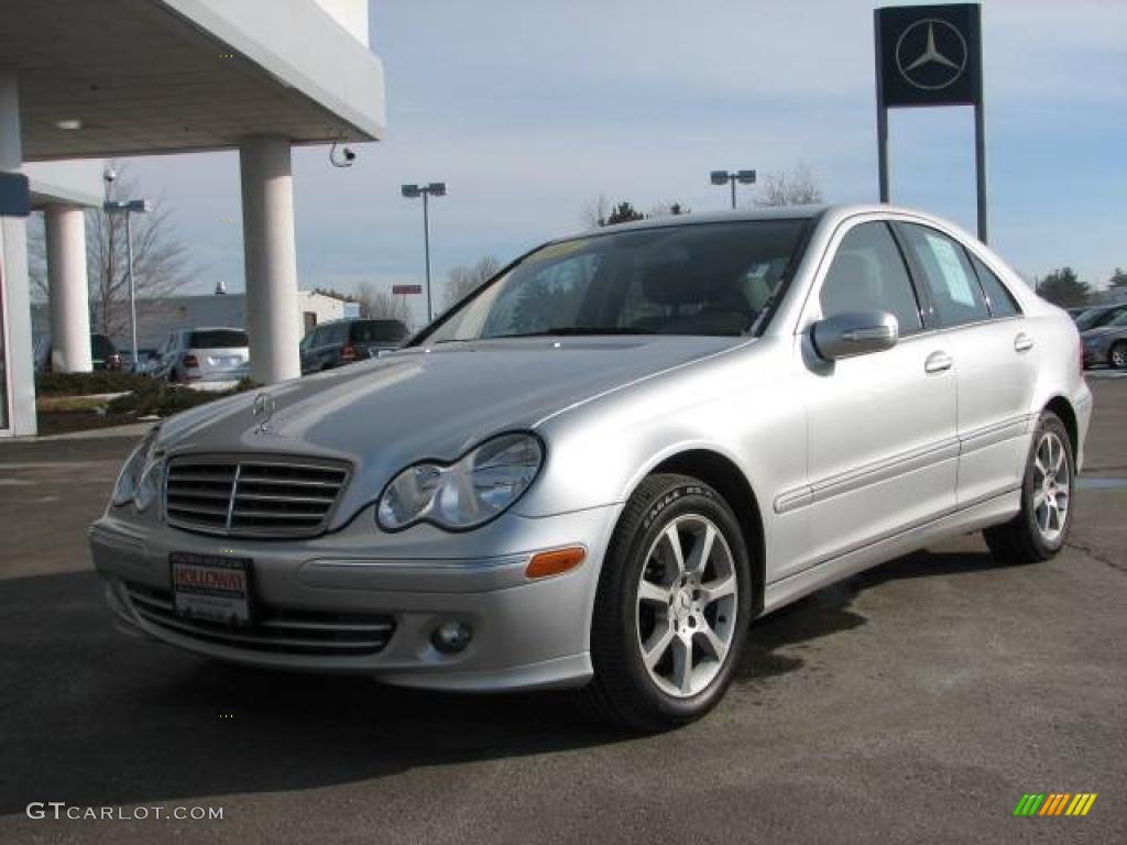 2007 C 350 4Matic Luxury - Iridium Silver Metallic / Black photo #1