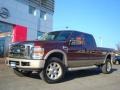 2008 Dark Copper Metallic Ford F350 Super Duty King Ranch Crew Cab 4x4  photo #1