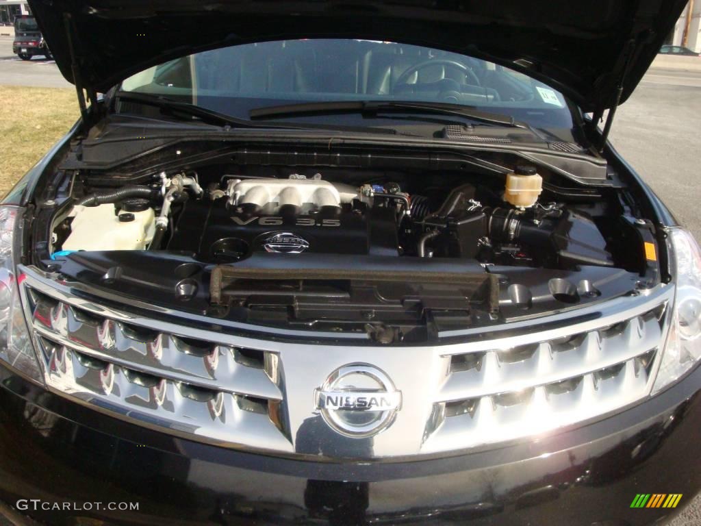 2006 Murano SL AWD - Super Black / Charcoal photo #26