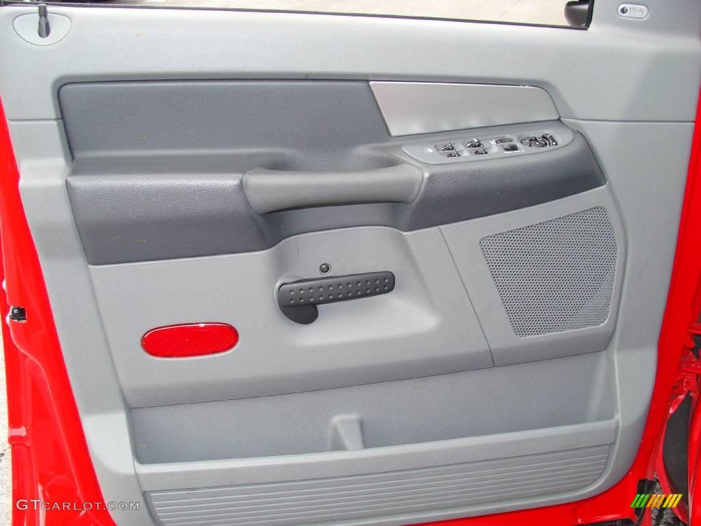 2008 Ram 1500 Big Horn Edition Quad Cab 4x4 - Flame Red / Medium Slate Gray photo #9