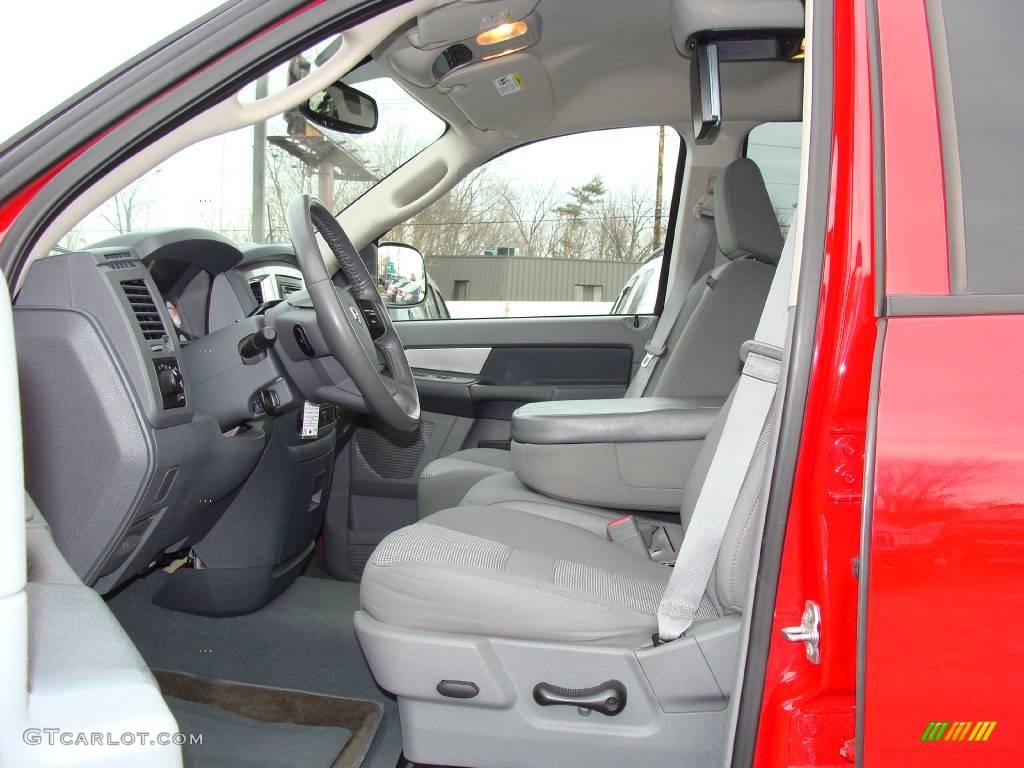 2008 Ram 1500 Big Horn Edition Quad Cab 4x4 - Flame Red / Medium Slate Gray photo #10