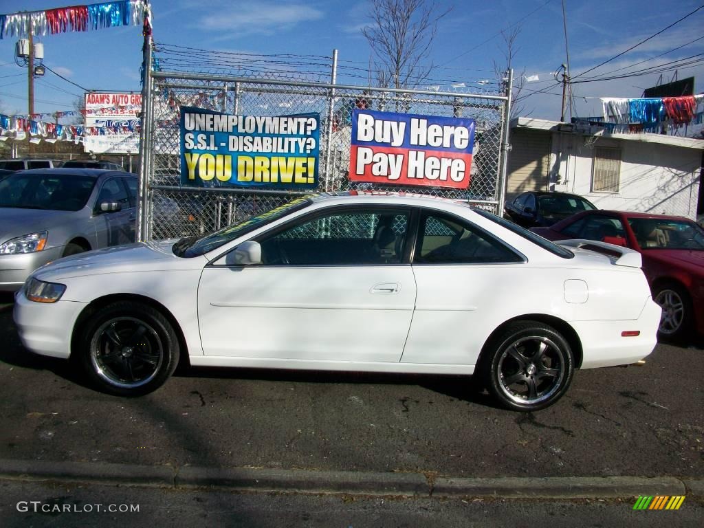 1999 Accord EX V6 Coupe - Taffeta White / Ivory photo #5
