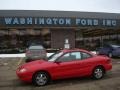 2000 Bright Red Ford Escort ZX2 Coupe  photo #1