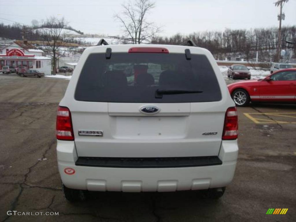 2009 Escape XLT V6 4WD - Oxford White / Stone photo #3