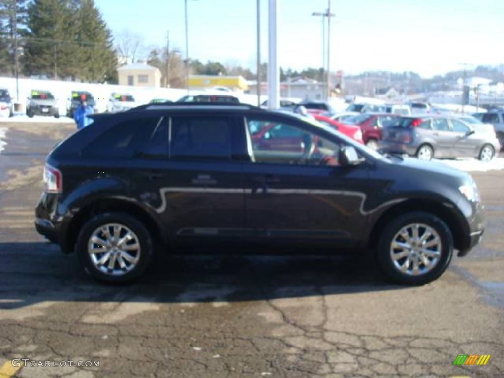 2007 Edge SEL Plus AWD - Carbon Metallic / Medium Light Stone photo #5