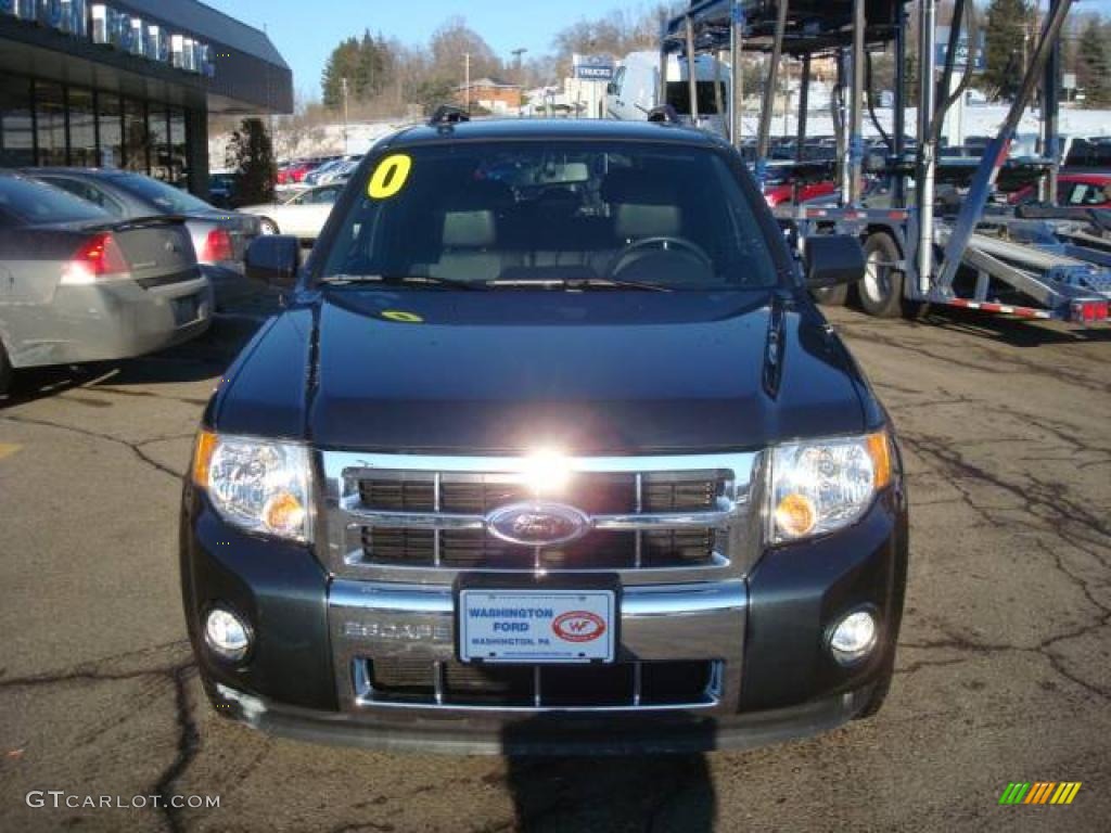 2009 Escape Limited V6 4WD - Black Pearl Slate Metallic / Charcoal photo #16