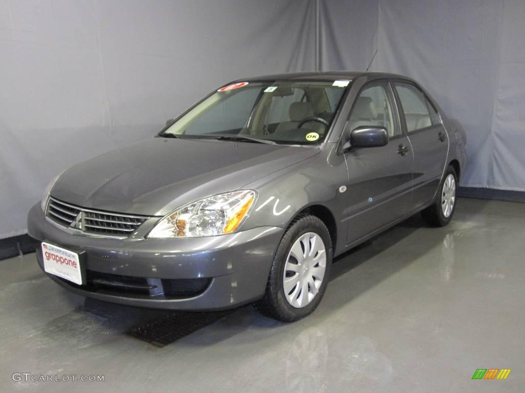 2007 Lancer ES - Graphite Gray Pearl / Gray photo #1