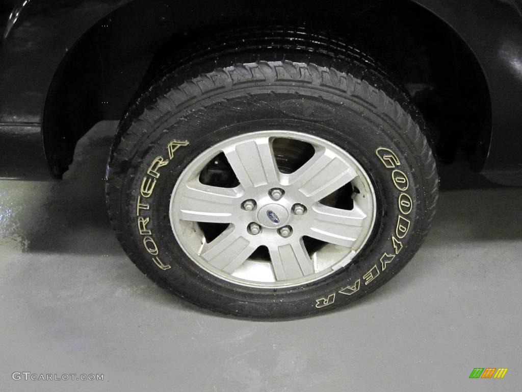 2008 Explorer XLT 4x4 - Black / Black/Stone photo #7