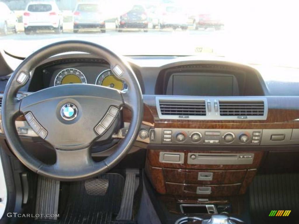 2003 7 Series 745Li Sedan - Alpine White / Dark Beige/Beige III photo #13