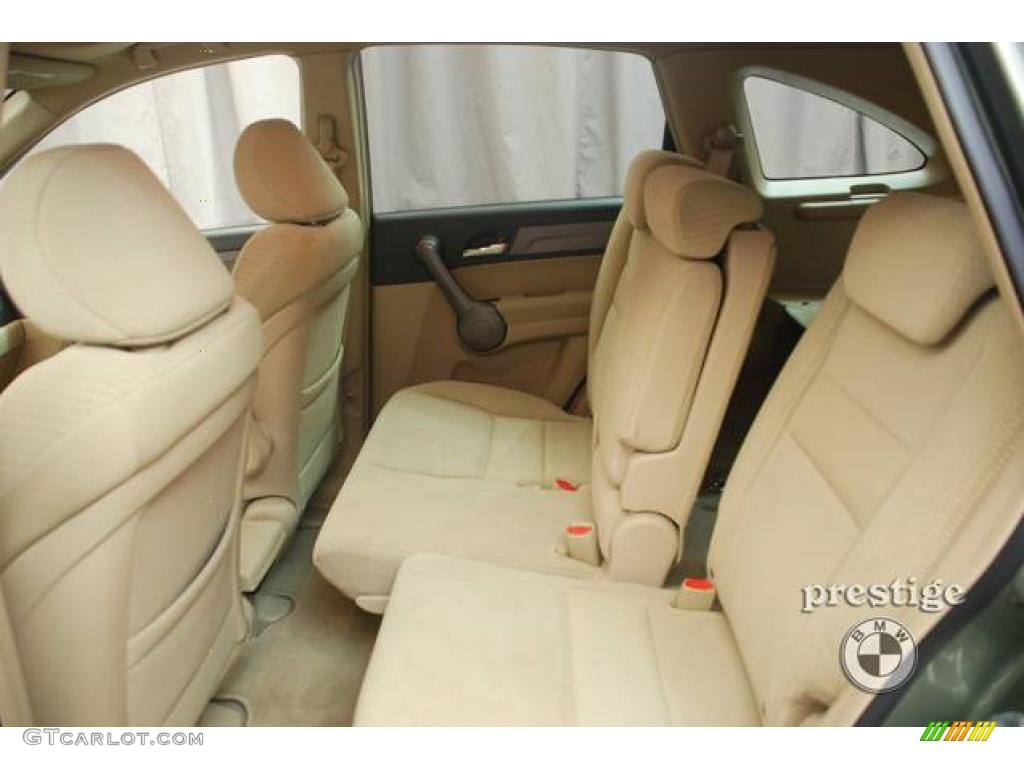2008 CR-V EX 4WD - Green Tea Metallic / Ivory photo #10