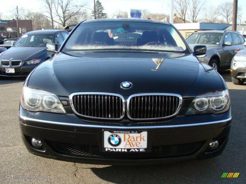 2006 7 Series 750i Sedan - Black Sapphire Metallic / Black/Black photo #3
