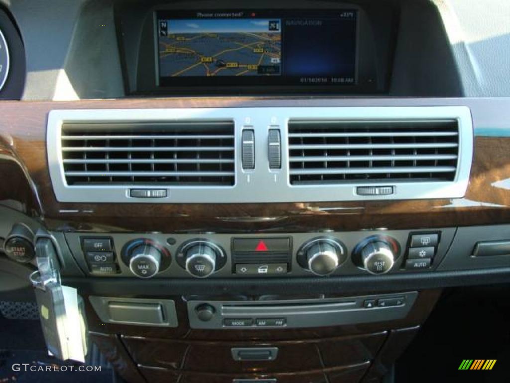 2006 7 Series 750i Sedan - Black Sapphire Metallic / Black/Black photo #15