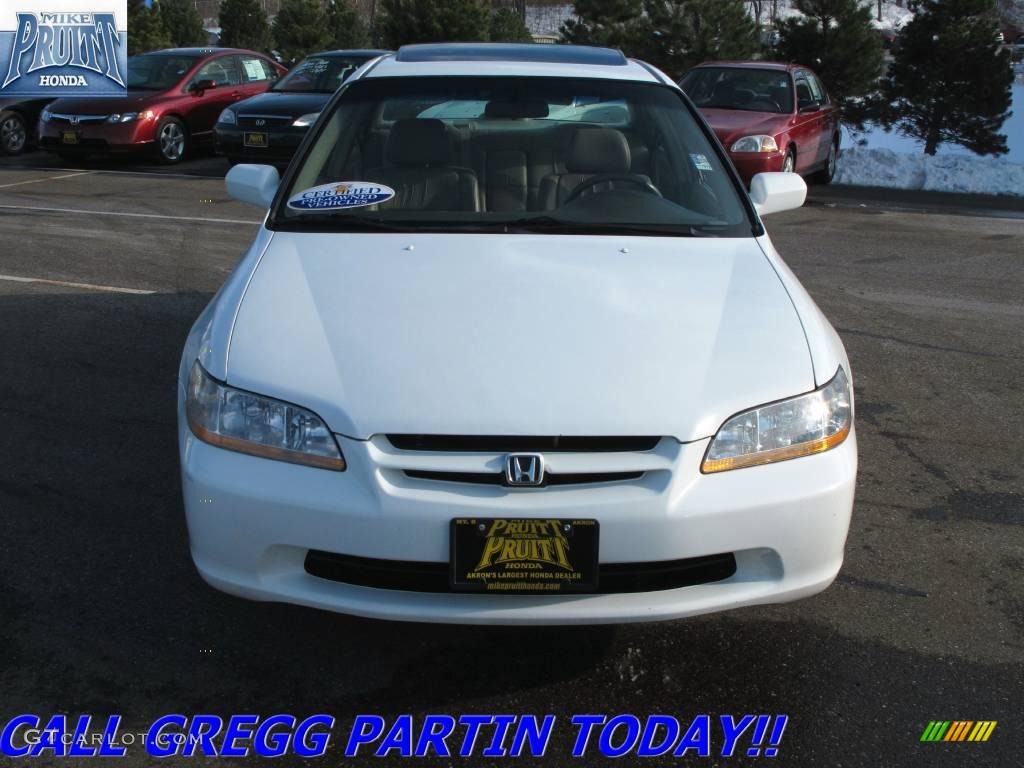1998 Accord EX V6 Sedan - Taffeta White / Ivory photo #4
