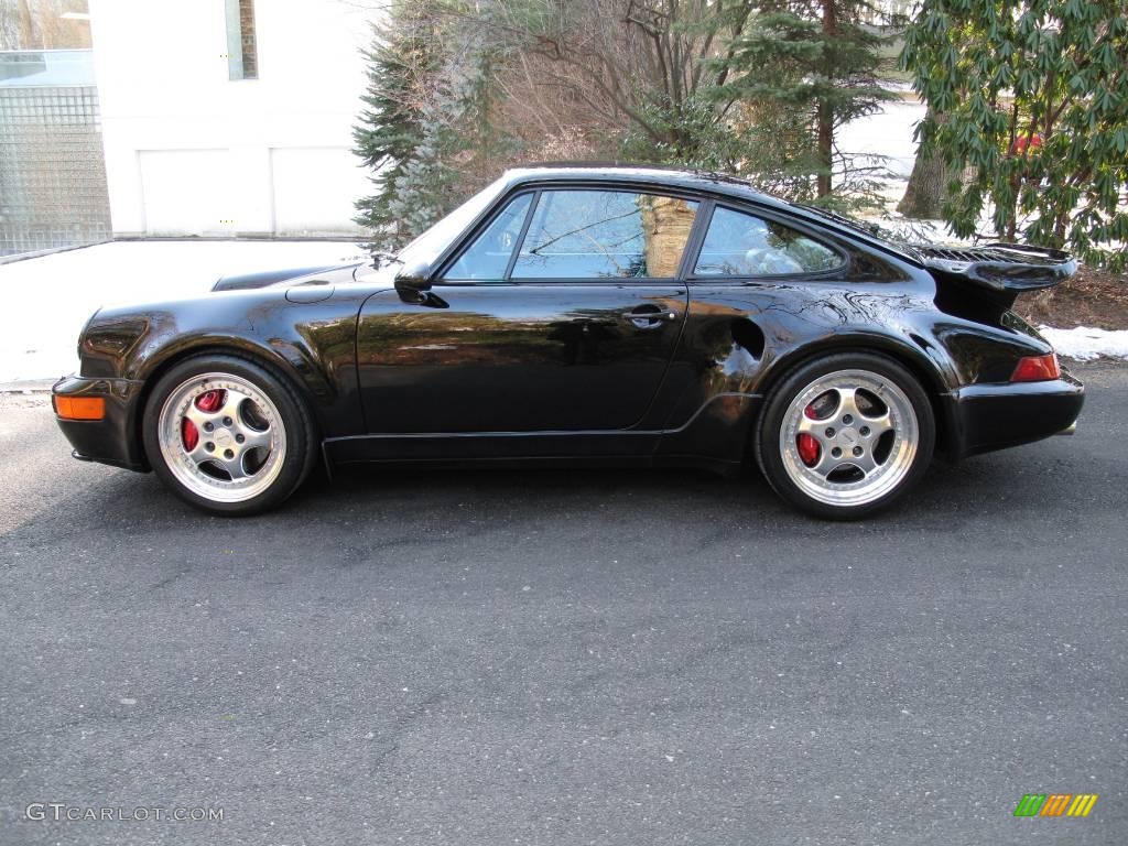 Black 1994 Porsche 911 Turbo 3.6 Exterior Photo #24697265