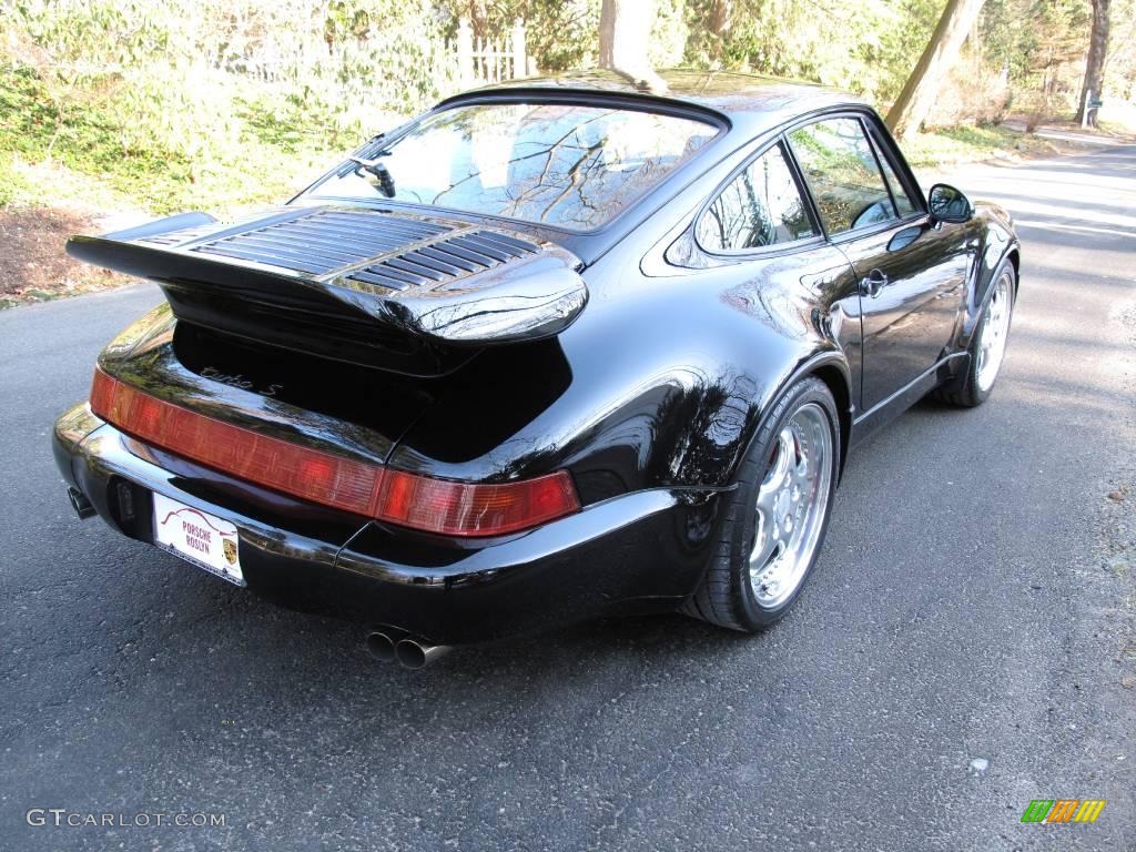 1994 911 Turbo 3.6 - Black / Black photo #6