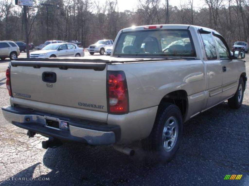 2004 Silverado 1500 LS Extended Cab - Sandstone Metallic / Tan photo #4