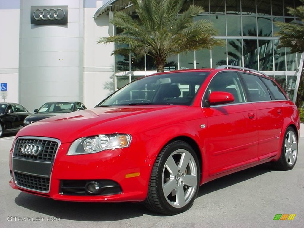 2007 A4 2.0T quattro Avant - Brilliant Red / Ebony photo #1