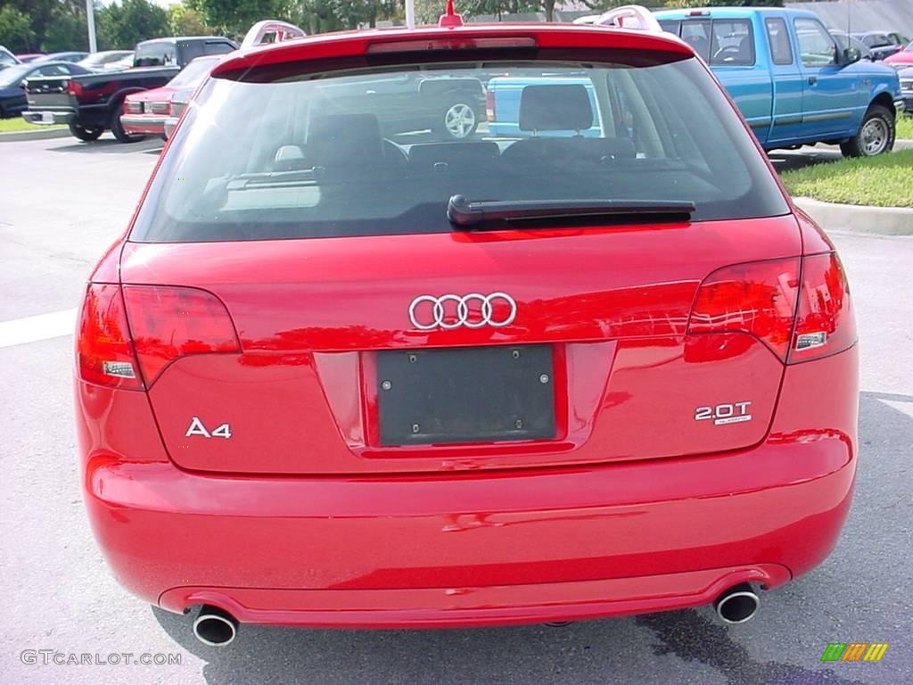 2007 A4 2.0T quattro Avant - Brilliant Red / Ebony photo #4