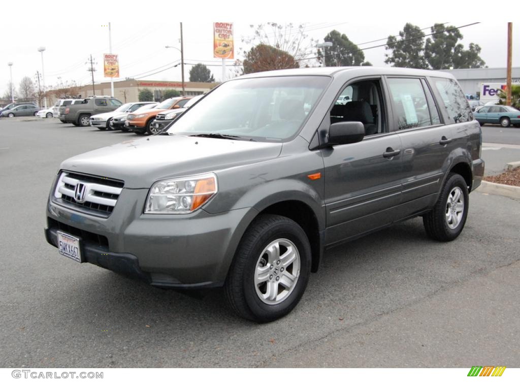 2007 Pilot LX - Nimbus Gray Metallic / Gray photo #7