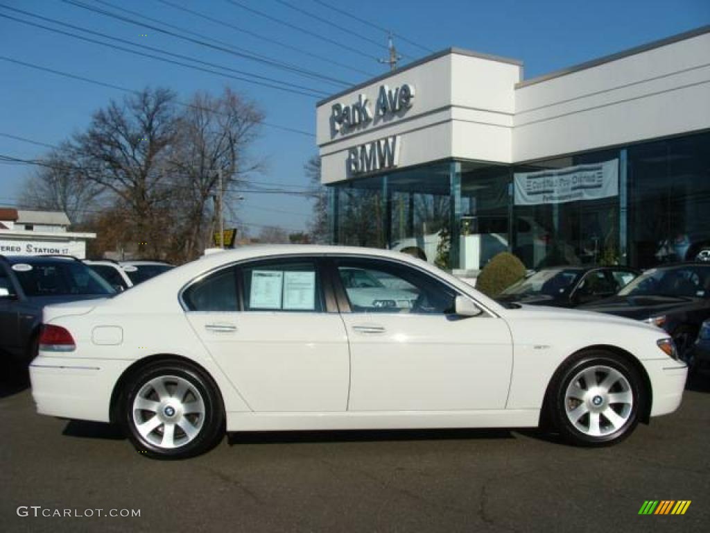 2007 7 Series 750i Sedan - Alpine White / Beige photo #1