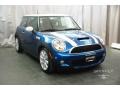 2009 Lightning Blue Metallic Mini Cooper S Hardtop  photo #6