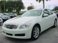 Moonlight White - G 37 Sedan Photo No. 7