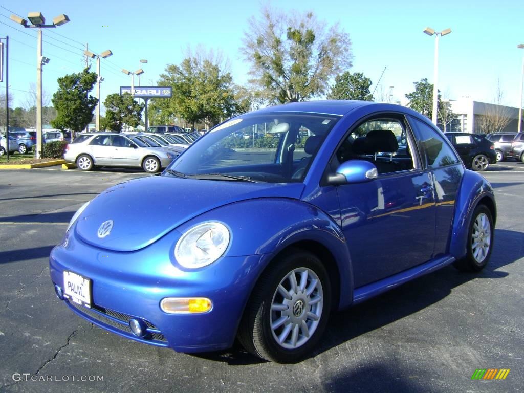 2004 New Beetle GLS Coupe - Galactic Blue Metallic / Black photo #10