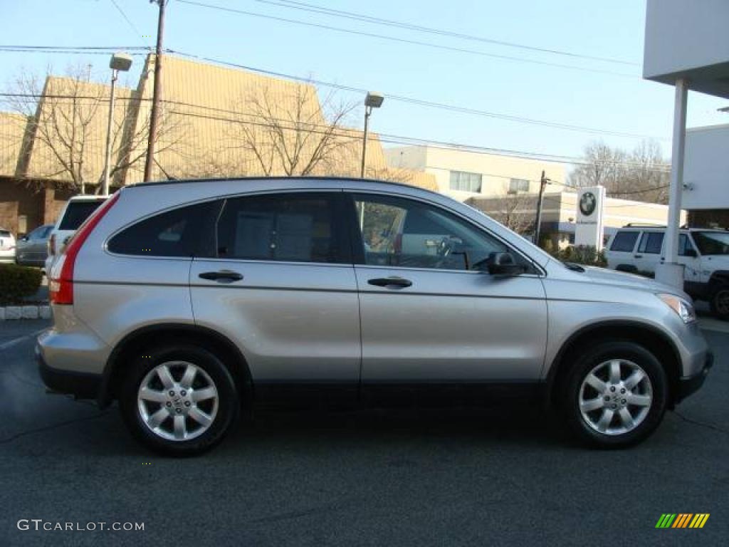 2008 CR-V EX 4WD - Whistler Silver Metallic / Black photo #1