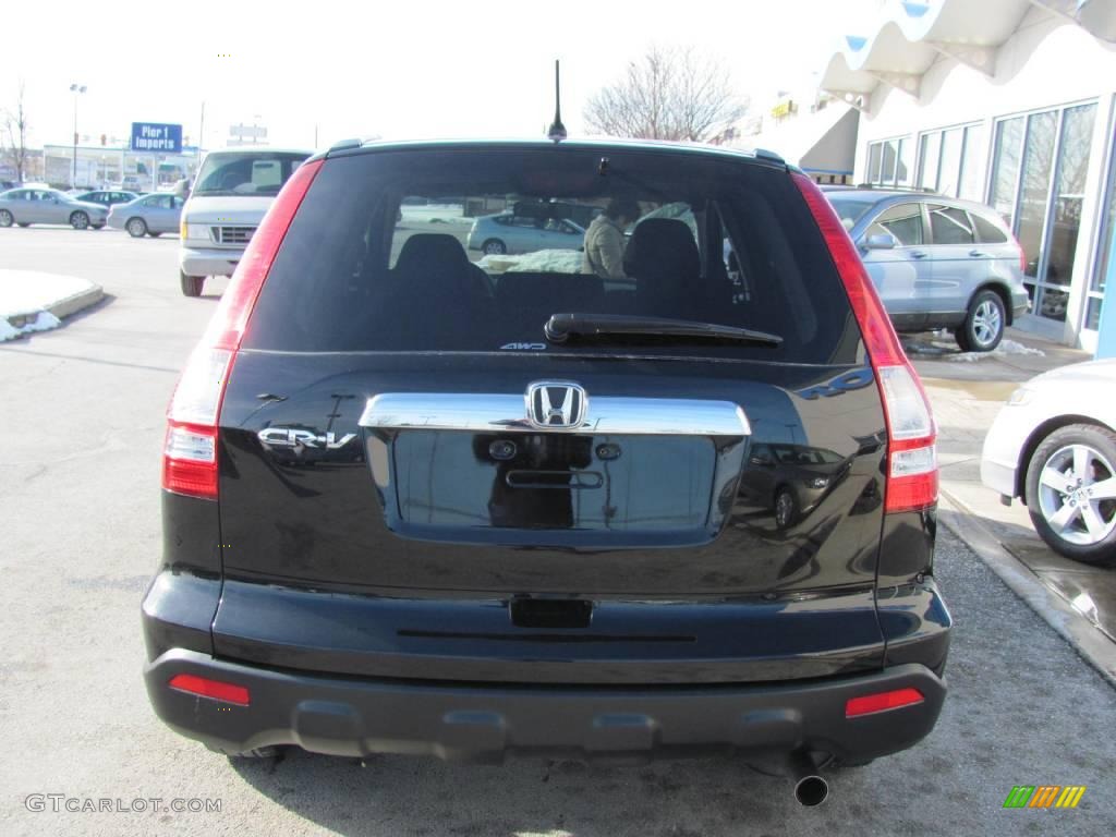 2008 CR-V EX 4WD - Nighthawk Black Pearl / Black photo #5