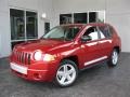 2007 Inferno Red Crystal Pearlcoat Jeep Compass Limited  photo #32
